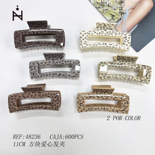 [8434832482369] Pack de 12 pinzas de pelo - Accesorios para el cabello y pinzas decorativas