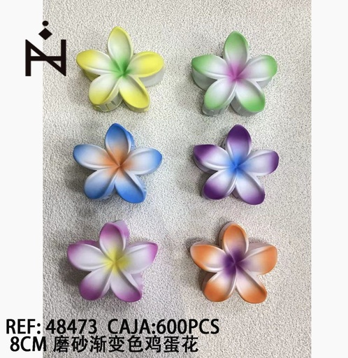 [8434832484738] Pack de 12 pinzas de pelo flor - Accesorios para el cabello y pinzas decorativas