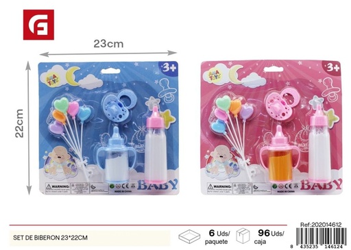 [202014612] Set de biberón 23 x 22 cm - Juguetes para bebés y accesorios infantiles