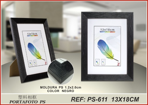 [190639191] Portafoto plástico PS-611 13x18 cm - Marcos de fotos decorativos