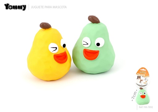 [YM7892] Juguete en forma de calabaza de látex para mascotas 7 cm - Juguetes creativos para gatos