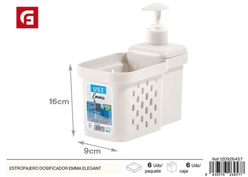 [120926457] Estropajero dosificador Emma elegant - Plásticos de cocina y productos de limpieza