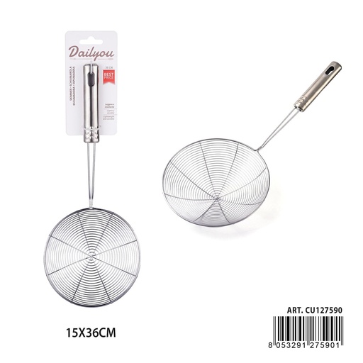 [0244023] Espumadera de acero 15x36cm - Utensilios de cocina y coladores