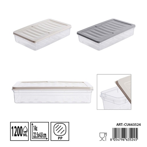 [0244873] Contenedor de alimentos 1200 ml - Almacenamiento plástico y recipientes