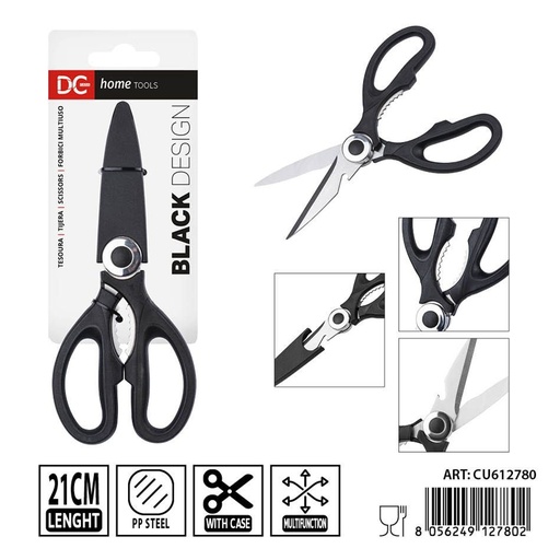 [0236793] Tijera multiuso con estuche 15cm - Utensilios de cocina y herramientas