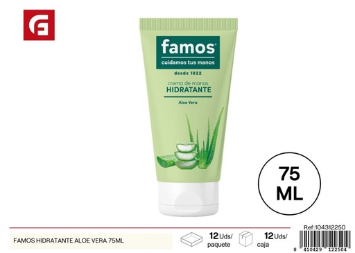 [104312250] Cremas hidratantes FAMOS aloe vera (75 ml) - Productos de cuidado personal