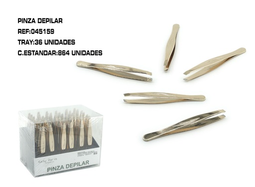 [045159] Pinza depilar 36 unidades - Herramientas de depilación