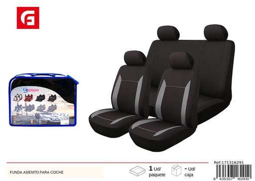 [171316291] Funda para asiento de coche con diseño de malla + 2 mm SC9117 - Accesorios de coche
