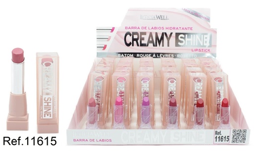 [8435433232742] Barras labiales Hydra Creamy Shine 24/u 11615 - Cosméticos