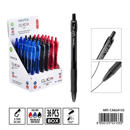 [0242947] Bolígrafo secado rápido 0.7 mm 36 pzs - Material de escritura