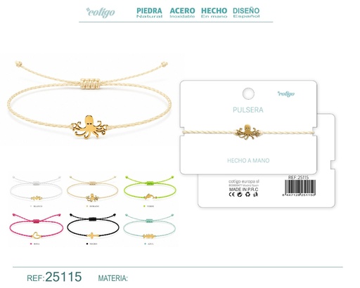 [25115] Pulsera hecha a mano - Joyería artesanal