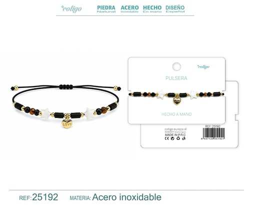 [25192] Pulsera hecha a mano con hilo - Joyas artesanales