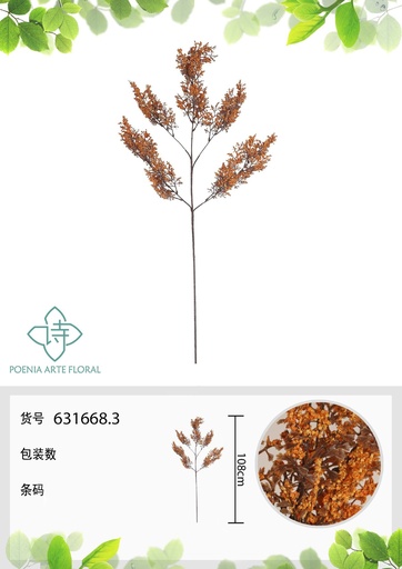 [631668.3] Rama de flores artificiales de 108 cm - Novedades