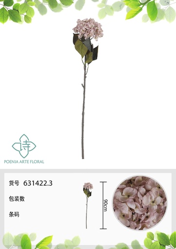 [631422.3] Rama de flores artificiales de 90 cm - Novedades