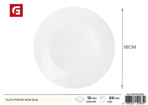 [180152465] Plato de postre ZELIE de 18 cm - Vajilla de cerámica para postres