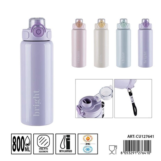 [0244809] Botella térmica estampada de 800 ml DC CASA - Accesorios de cocina