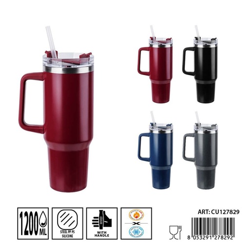 [0244441] Botella térmica de doble pared 40 oz DC CASA - Accesorios de cocina