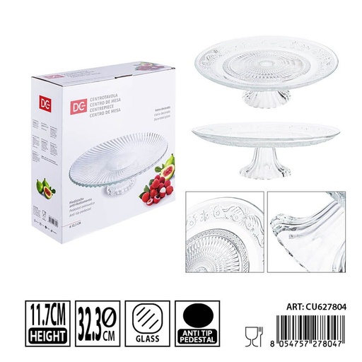 [0236293] Bandeja de cristal 32.3x11.7 cm DC CASA - Accesorios de cocina