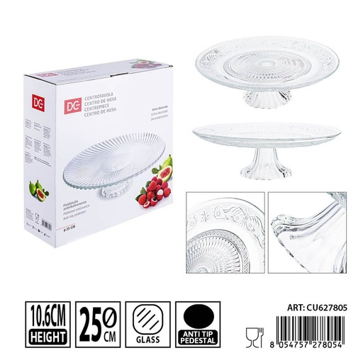 [0236294] Bandeja de cristal 25x10.6 cm DC CASA - Accesorios de cocina