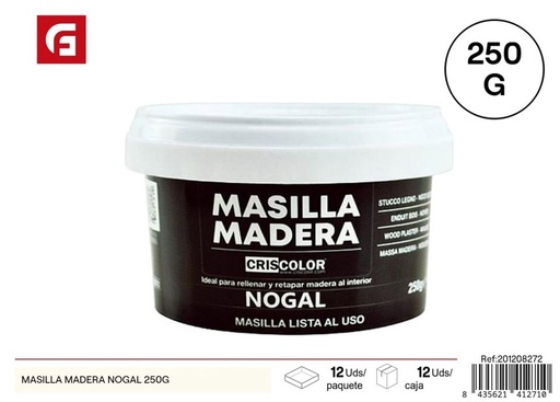 [201208272] Masilla para madera nogal 250G - Pintura