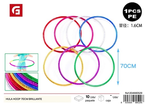[204680529] Hula hoop brillante 70cm - Juguetes y entretenimiento