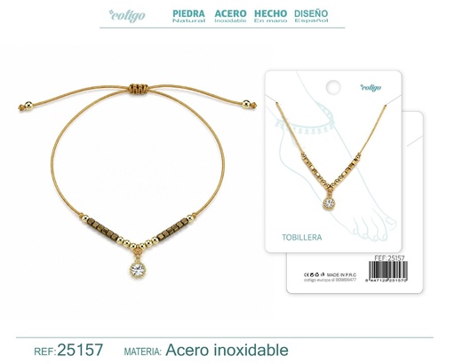 [25157] Tobillera hecha a mano - Joyería y complementos
