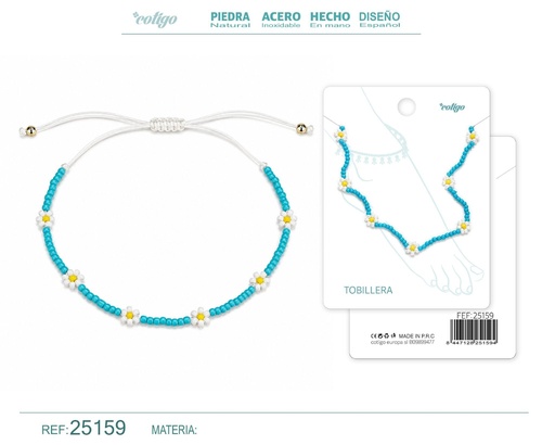 [25159] Tobillera hecha a mano - Joyería y complementos