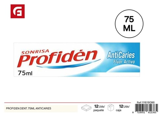 [111619086] Pasta de dientes Profiden - 75 ml - Anticaries