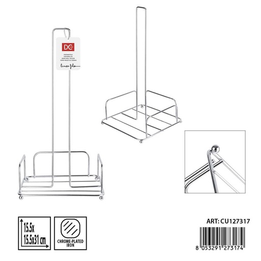 [0243381] Portarrollos de acero DC CASA - Accesorios de cocina y organización