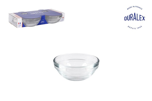 [A003206] Bol apilable de vidrio 7.5cm para cocina y vajilla