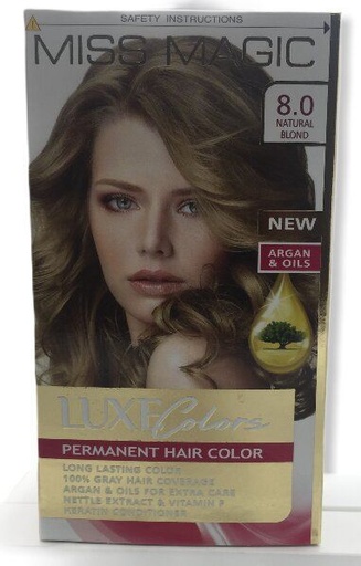 [3800708230207] Tinte de cabello Miss Magic Golden Dreams 8.0 N?19 natural para coloración