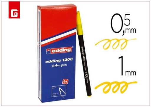 [15193249] Rotulador punta fina 1200-05 amarillo para escritura