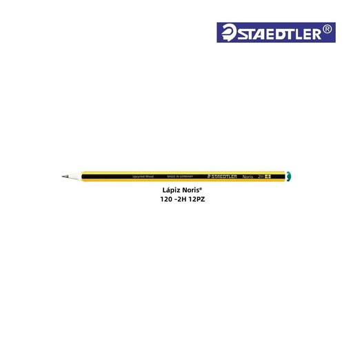 [A000540] Lápiz STAEDTLER Noris 2H 100% PEFC - Material escolar y escritura