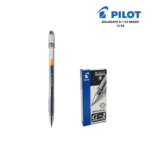 [A000501] Bolígrafo Pilot 0.5mm negro - Artículos de papelería