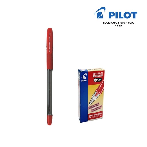 [A000496] Bolígrafo Pilot 1mm rojo - Artículos de papelería