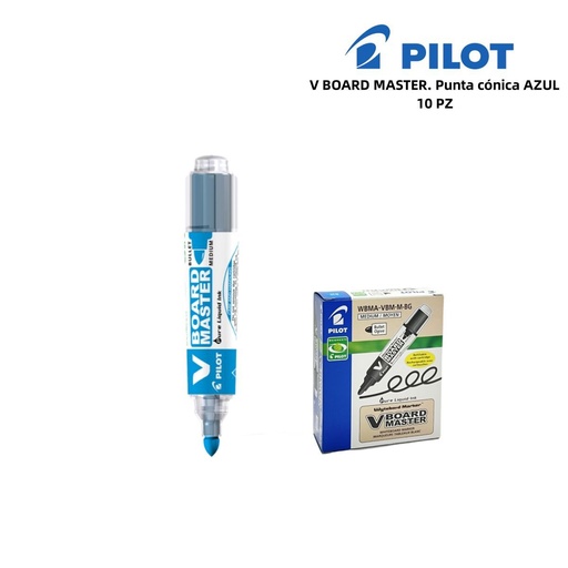 [A000516] Marcador de pizarra Pilot punta redonda 2,3 mm azul - Material de oficina 