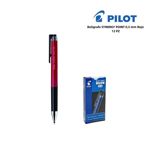 [A000510] Bolígrafo Pilot Synergy Point 0,5 mm rojo - Material de papelería