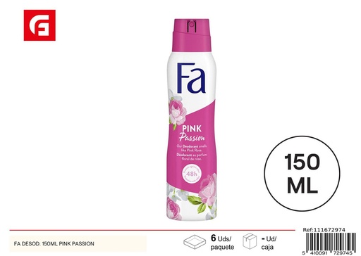 [111672974] Desodorante spray 150ml Pink Passion - Producto de cuidado personal
