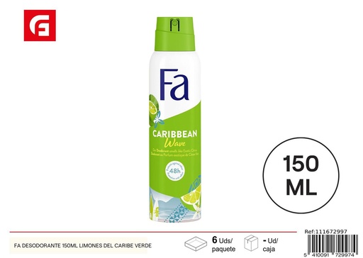 [111672997] Desodorante 150ml Limones del Caribe Verde - Producto de cuidado personal