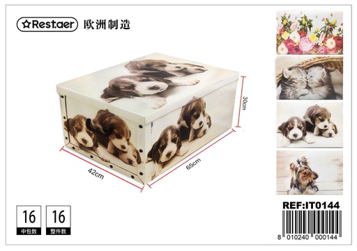 [IT0144] Caja de cartón plegable 65x42x30 cm - Artículos de regalo