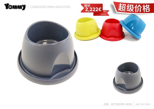 [YM10062] Comedero grande para mascotas - Importación de Italia