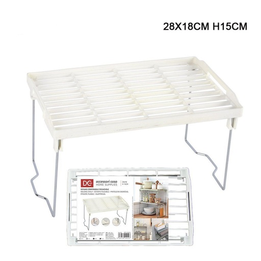 [0038492] Estante plegable 28x18xH15 cm - Artículos de plásticos