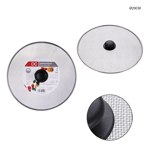 [0126961] Antisalpicaduras con malla de 29 cm de acero inoxidable - Utensilios de cocina