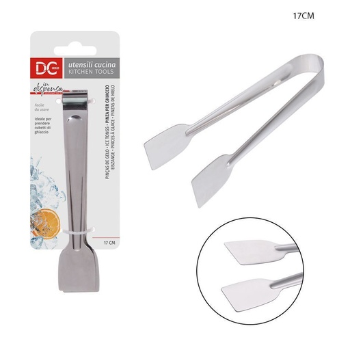 [0127222] Pinza de hielo de acero 17 cm - Utensilios de cocina