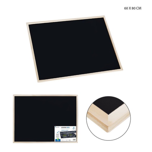 [0128410] Pizarra negra 60x80 cm - Material educativo