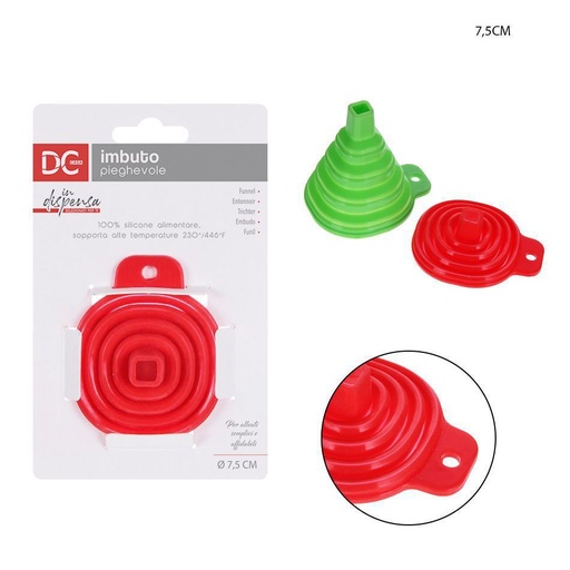 [0131301] Embudos de silicona Ø7.5cm - Plastico productos