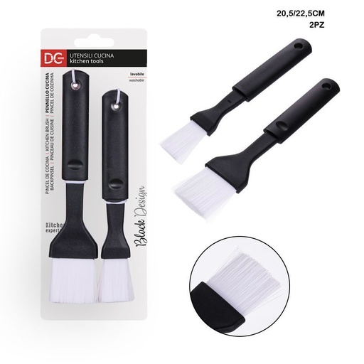 [0134714] Pinceles para alimentos (2 piezas) 19.5/22.5 cm - Accesorios de cocina