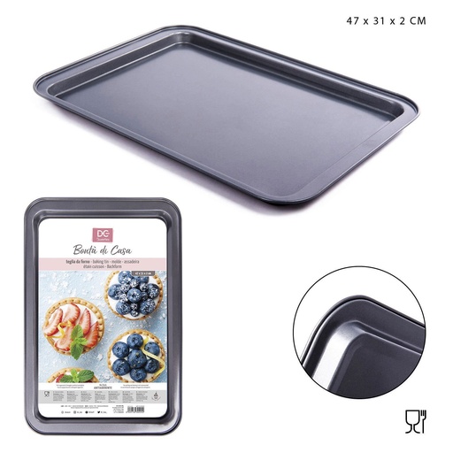 [0136891] Bandeja rectangular de horno 47x31x2cm - Utensilios de cocina