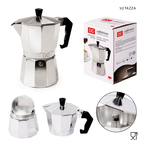 [0140417] Cafetera italiana 1/2TZ - Utensilios de cocina