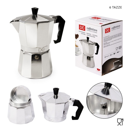 [0140421] Cafetera italiana 6TZ - Utensilios de cocina